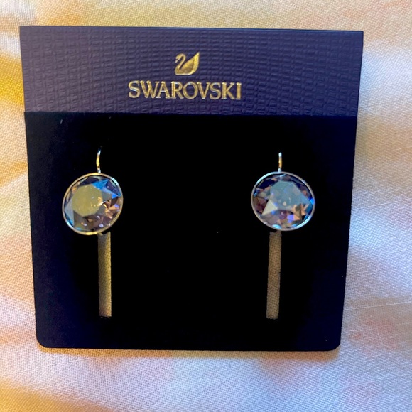 SWAROVSKI BELLA PIERCED Earrings (Purple) - Picture 1 of 2